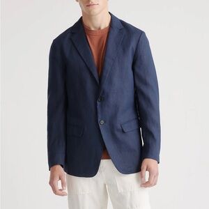 EUC Quince 100% European Linen Blazer
